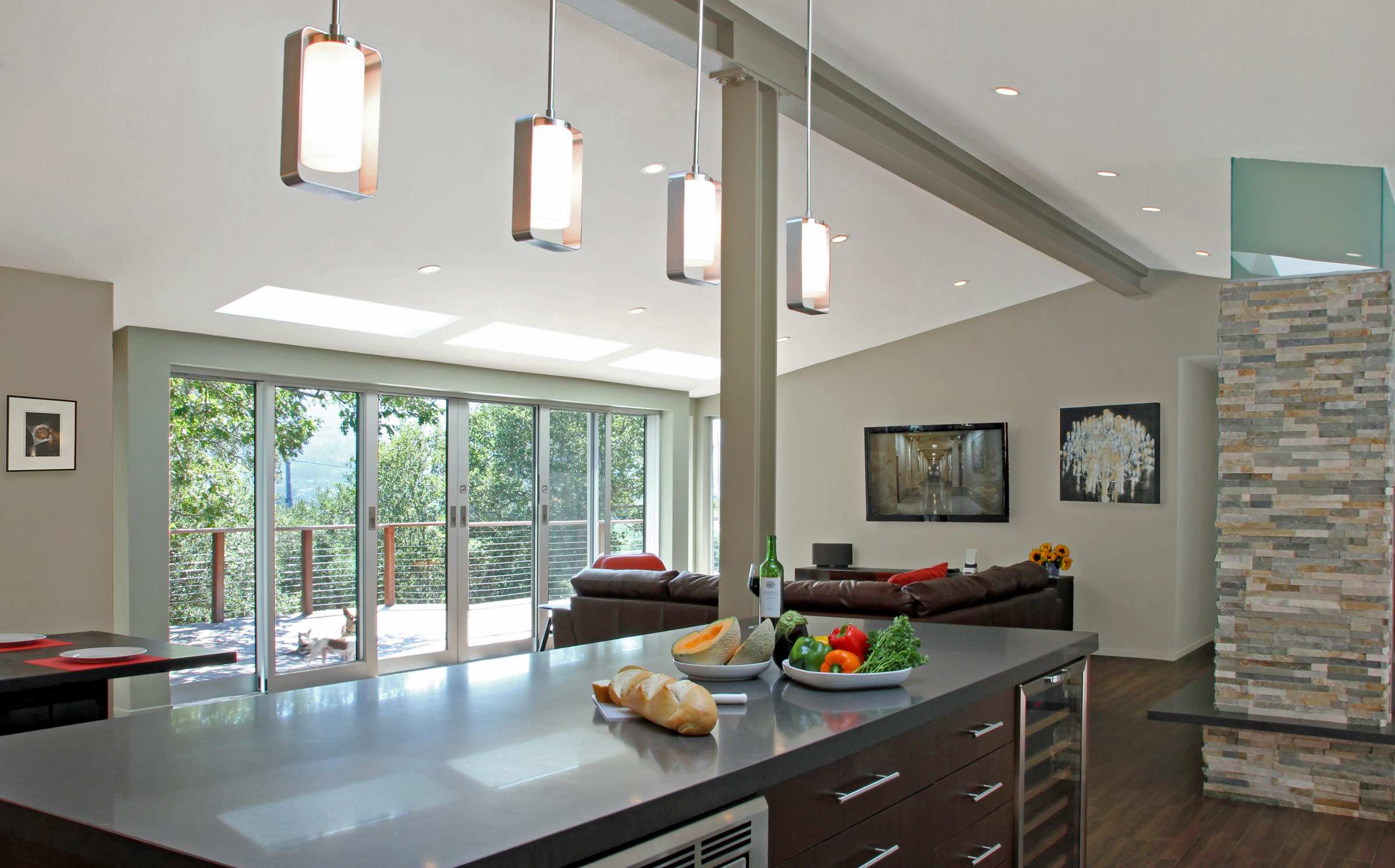 Napa-Valley-Addition-and-Complete-Home-Remodel Kitchen Island